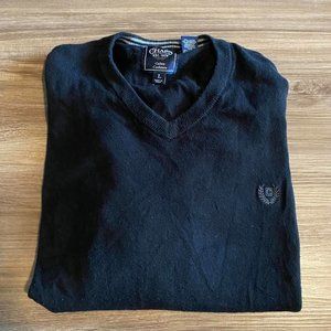 chaps v neck sweater size large